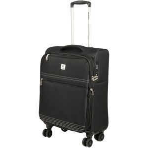 Bemon Valise cabine 4 roues - 55cm (Couleur: Noir) Noir