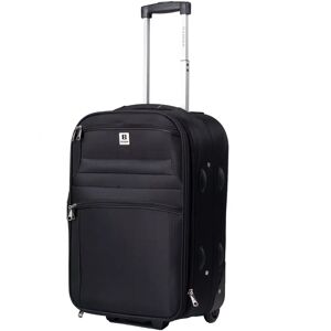 Bemon Valise souple taille cabine 2 roues 54cm Bemon (Couleur: Noir) Noir