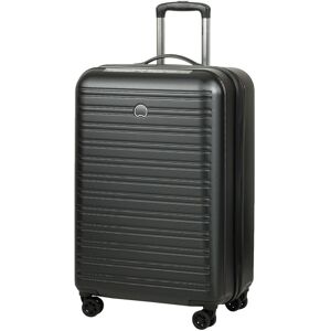 Valise rigide 4 roues Segur 70 cm, Delsey (Couleur: Noir) Noir - Publicité