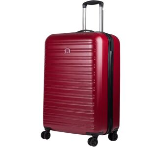 Delsey Valise rigide 4 roues Segur 78 cm, Delsey (Couleur: Rouge) Rouge