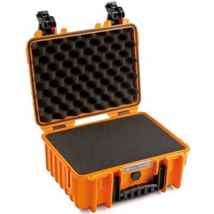 B&W Outdoor Case Type 3000 Mousse Prédécoupée orange
