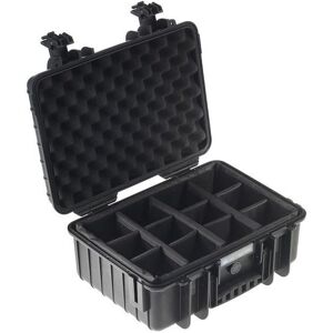 B&W Outdoor Case Type 4000 Cloisons Amovibles noir