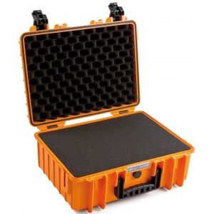 B&W Outdoor Case Type 5000 Mousse Prédécoupée orange