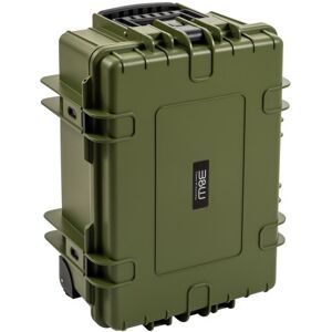 B&W Outdoor Case Type 6700 Vide avec Trolley vert