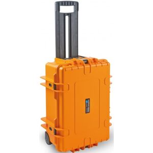 B&W Outdoor Case Type 6700 Cloisons Amovibles avec Trolley orange