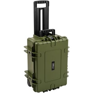B&W Outdoor Case Type 6800 Vide avec Trolley vert