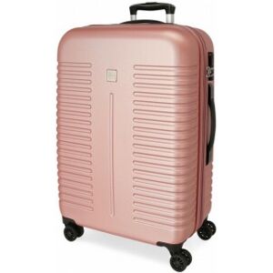 Roll Road unisex. 5089227 Valise à roulettes moyenne Inde rigide 70cm Nude (OSFA), Casuel, Rose, Synthétique, ABS/Polycarbonate - Publicité