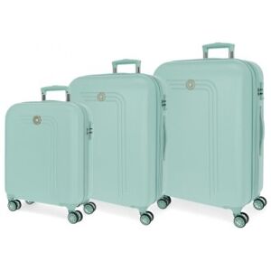 Movom unisex. 5999468 Set de valises rigides Riga 55-70-80cm turquoise (OSFA), Casuel, Vert, ABS/Polycarbonate, Big, Moyen, Cabine - Publicité