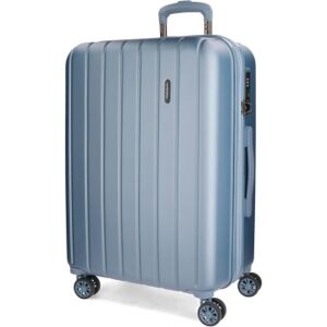 Movom unisex. 5319363 Bois rigide grande valise 75cm Argent (OSFA), Argenté, ABS/Polycarbonate - Publicité