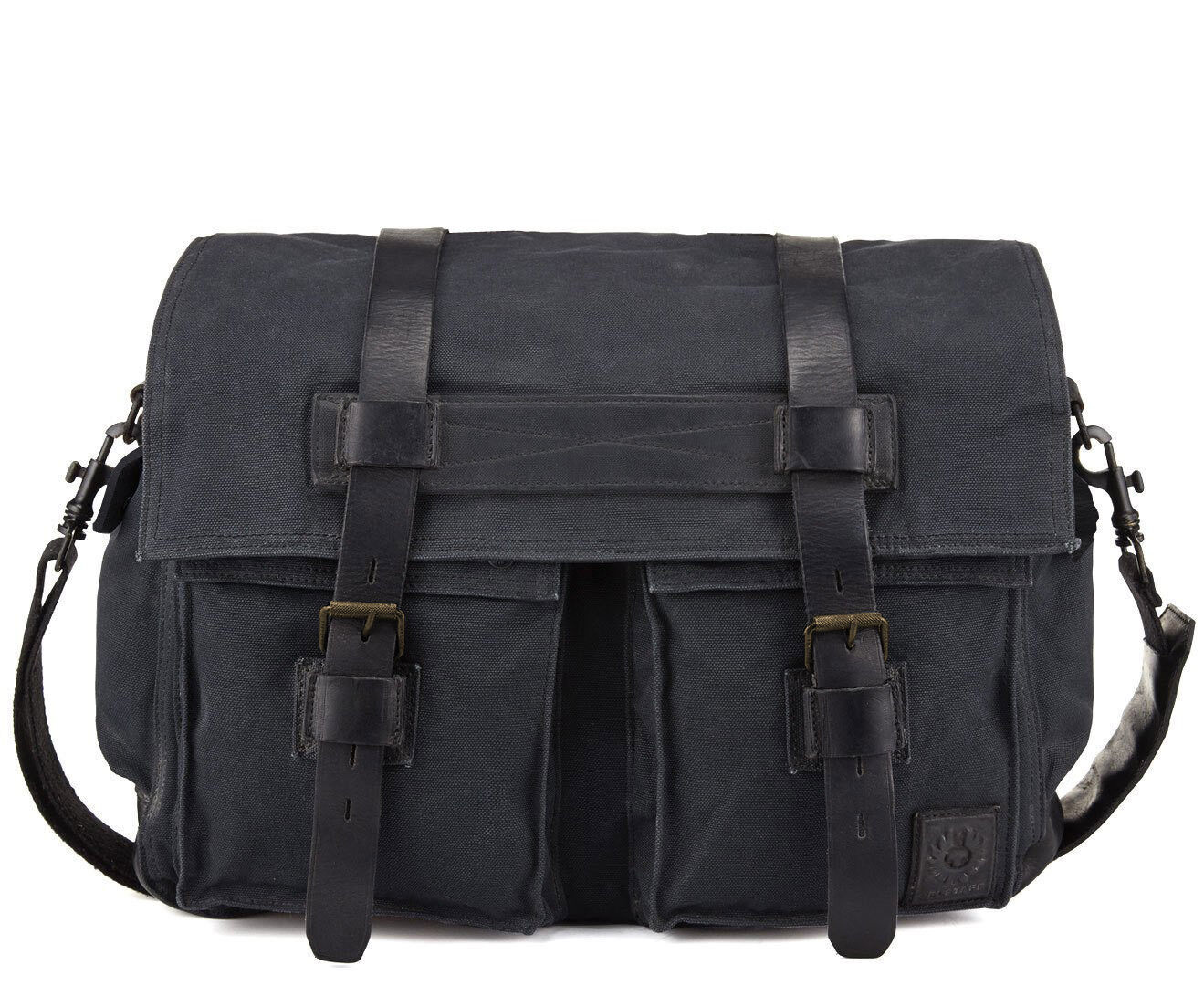 Belstaff Colonial Messanger Sac Noir taille : unique taille