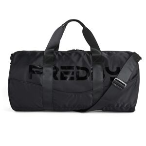 Freddy Borsone duffle bag in nylon con maxi logo lucido Nero Donna Unica