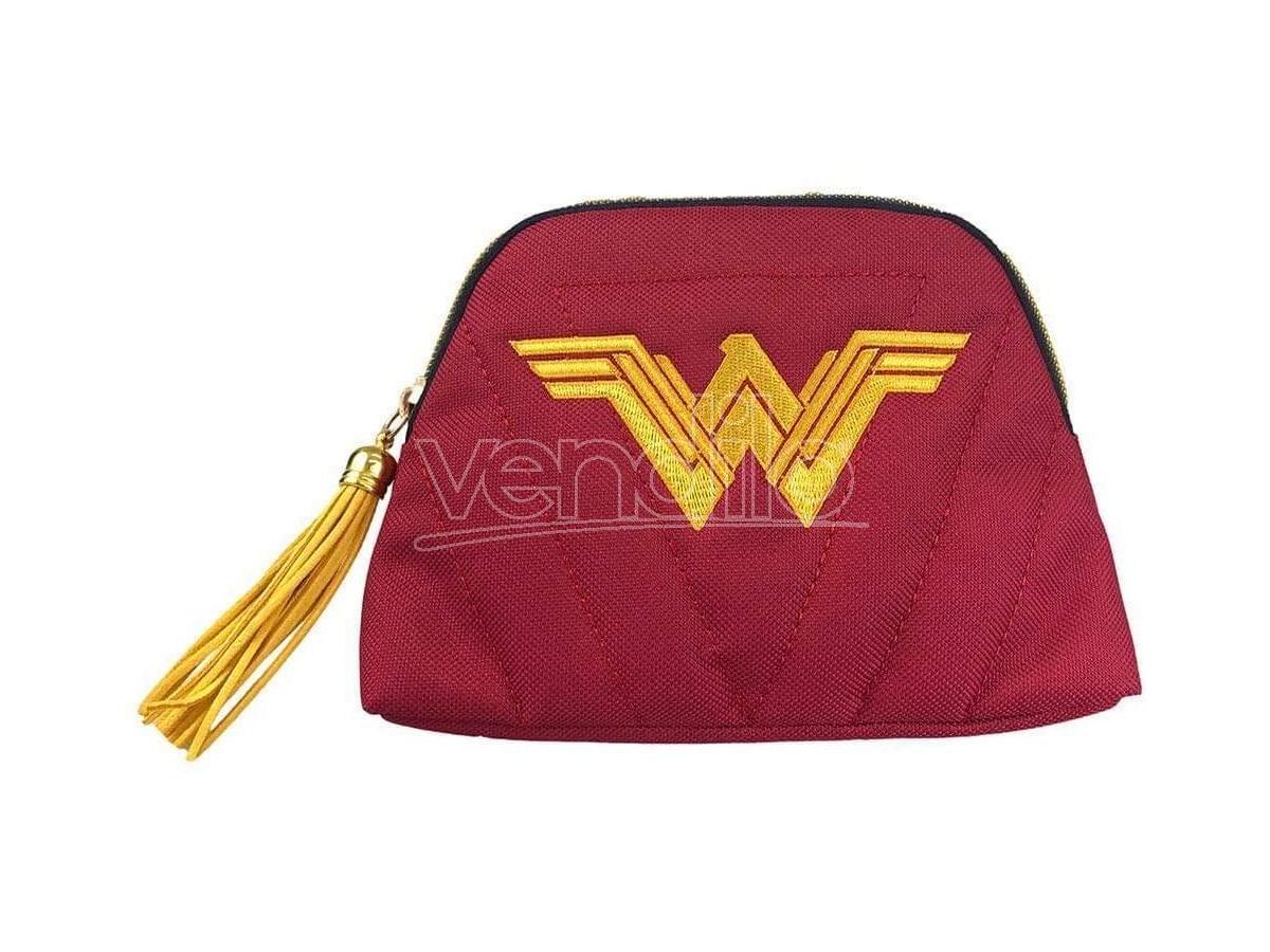 GROOVY UK LTD Wonder Woman Justice League Borsa Per Cosmetici 18 X 12 X 5 Cm Groovy