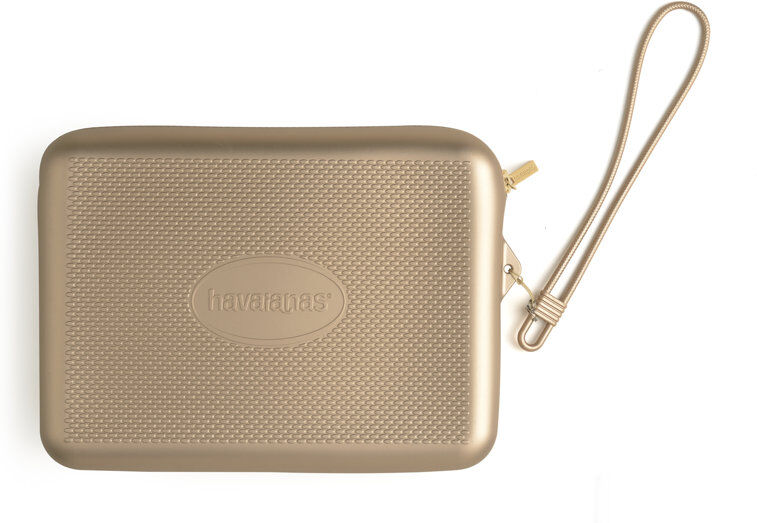 Havaianas Beach Nécessaire Metallic - pochette Beige