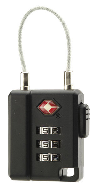 Relags TSA Cable Lock - lucchetto per bagagli Black
