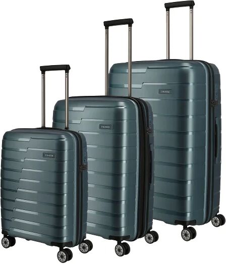 Travelite Air Base Valigia 4 ruote set 3pz. eisblau