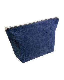 Gedshop 1000 Beauty case in denim 30 x 20 x 5 cm neutro o personalizzato