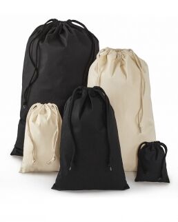 Westford Milll 1000 Sacca Premium Cotton Stuff Bag S neutro o personalizzato