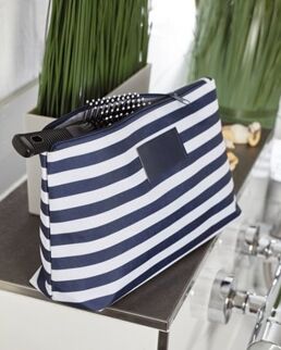 Gedshop 1000 Beauty-case STRIPY neutro o personalizzato