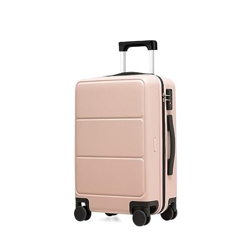 LJKSHNCX Bagage koffer bagage 50,8 cm bagage met spinnerwielen, bagage die in het vliegtuig kan worden vervoerd met slot, handbagage koffers handbagage bagage, Roze, 20inch