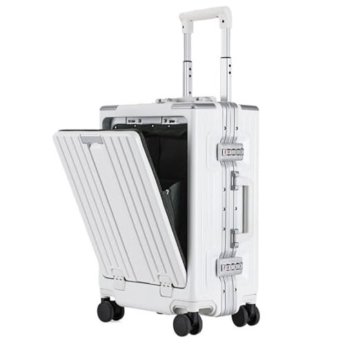 DXZENBO Bagage Koffer Carry On Bagage Carry On Bagage Koffers met Wielen Bagage met USB Opladen Koffer Gecontroleerde Bagage Geruite Bagage, A, 20in
