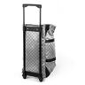 Huismerk Koffer op wieltjes Grijs/zwart - 48x24x30 cm