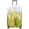 Morbuy Kofferhoes elastische kofferhoezen, reiskofferhoezen beschermers, tarweprint bagagehoes, wasbare bagagehoezen voor koffers, Tarwe 2, XL (29-32 inch luggage)