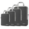 Gonex Samendrukbare bagageblokken, uitschuifbare organisatietassen voor reiskoffer, organisatieset, XL