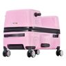 BIRJXVTO Handbagage creatieve rijkoffer draagbare bagage harde koffer reiskoffer bagage handbagage handbagage handbagage, roze, 61 cm