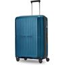 Pactastic Collectie 01 & 01+, Turquoise-metallic, Koffer M (67 cm) erweiterbar, Harde trolley met zwenkwielen