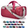 meteor Sporttas Sport Bag ideaal voor Fitness Sportschool voor Dames en Heren (20L, Paars/grijs)