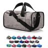 meteor Sporttas Sport Bag ideaal voor Fitness Sportschool voor Dames en Heren (20L, Grijs/zwart)