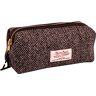 Vagabond Bags Ltd Vagabond tassen Harris Tweed Visgraat, Zwart-witte visgraattweed, 20 cm, Travel Pouch Bag