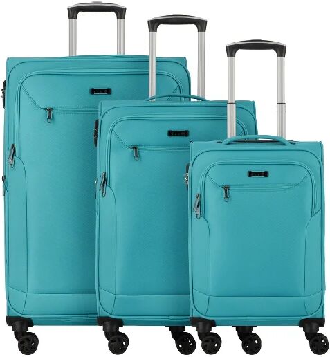 d&n Travel Line 6804 Koffer 4 wielen set 3pc. petrol