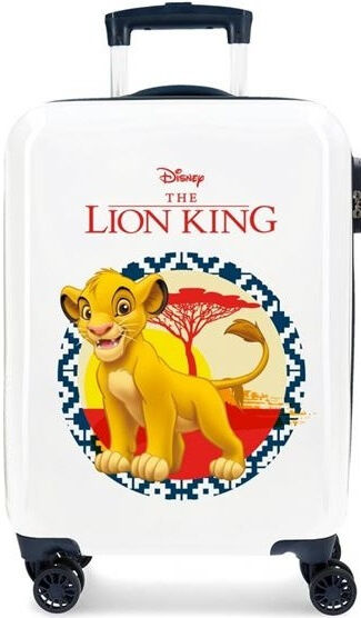 Disney koffer The Lion King junior 37 liter ABS wit/blauw - Wit,Blauw