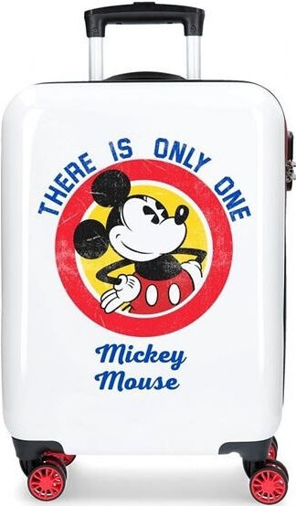 Disney koffer Mickey Magic junior 33 liter ABS wit/rood - Wit,Rood