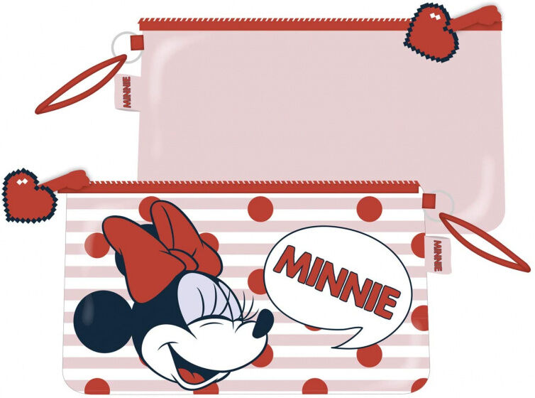 Arditex toilettas Minnie Mouse meisjes 24 x 14 cm rood/wit - Rood,Wit