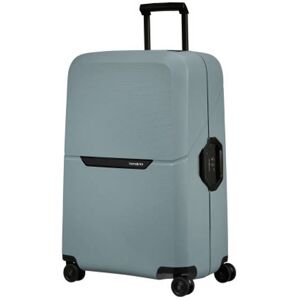 Samsonite Magnum Eco Hard Stor Koffert 75 Cm 4 Hjul Isblå