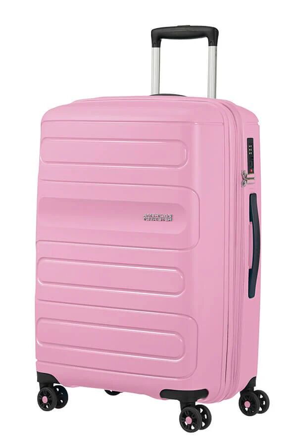 American Tourister Sunside utvidbar medium koffert 68 cm Pink Gelato