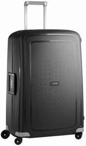 Samsonite S'Cure hard stor koffert 75 cm/102L Svart