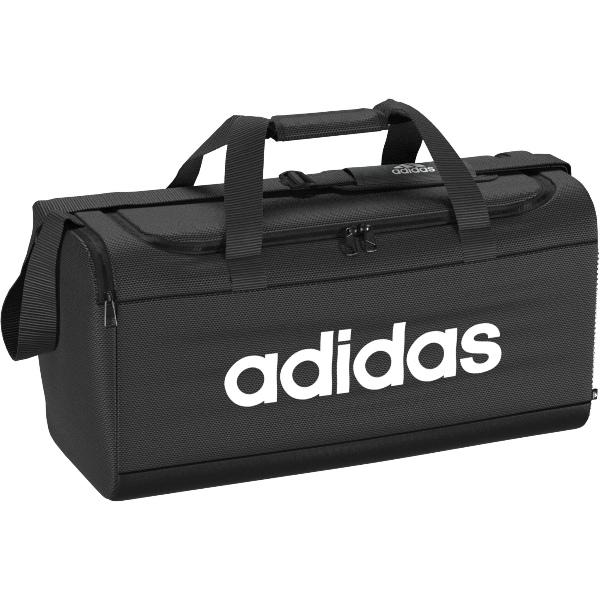 adidas LINEAR DUFFEL M, duffelbag One Size BLACK/WHITE