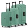 Redolz Essentials 15 walizka na 4 kółkach 3-częściowa z trzypunktowym zapięciem sea green  - Damy,Mężczyźni,Unisex - Dorośli