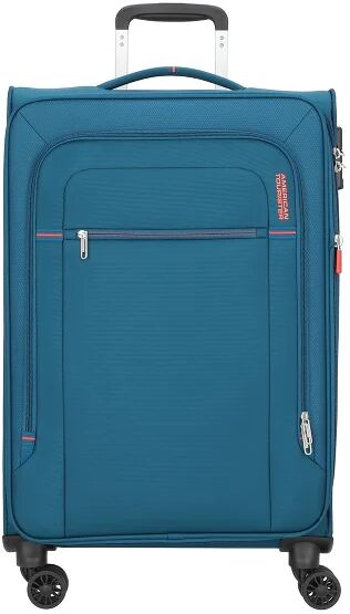 American Tourister Crosstrack Walizka na 4 kółkach 67 cm navy/orange  - niebieski - Damy,Mężczyźni,Unisex - Dorośli