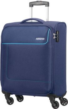 American Tourister Mala de Viagem Funshine (Cabine - 4 Rodas - 36 L - Azul)