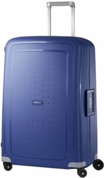 Samsonite Mala de Viagem S'Cure (Grande - 4 Rodas - 102 L) em Azul