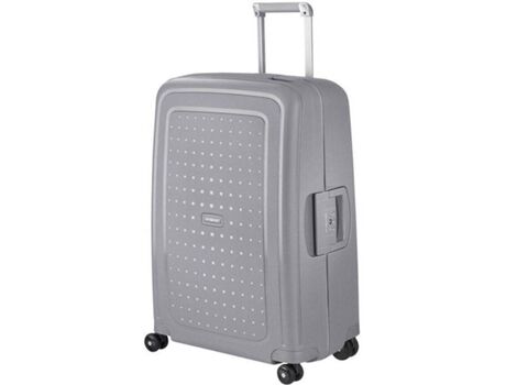 Samsonite Mala de Viagem S'Cure (Grande - 4 Rodas - 102 L) em Prateado