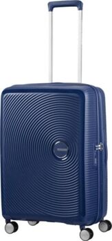 American Tourister Mala de Viagem Soundbox 67 (Média - 4 Rodas - 71.5 L - Azul)