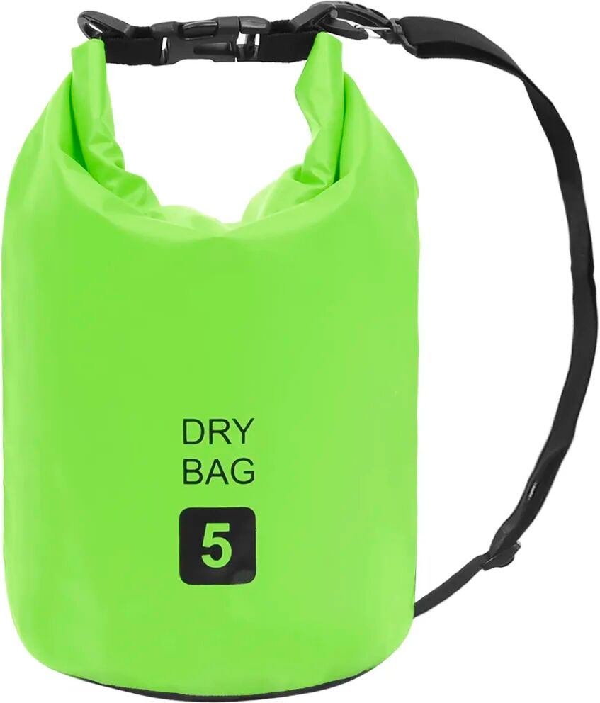 vidaXL Rucsac impermeabil, verde, 5 L, PVC