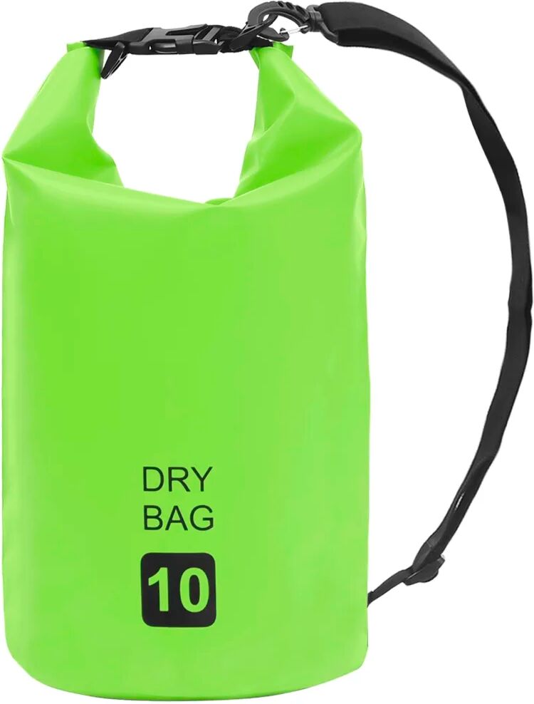 vidaXL Rucsac impermeabil, verde, 10 L, PVC