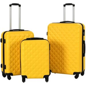 Simply Chosen 4u Hardcase Trolley Set 3 pcs Yellow ABS