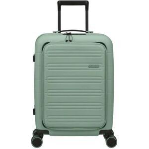 American Tourister Novastream 55cm 4-Wheel Expandable Laptop Cabin Case - Nomad Green